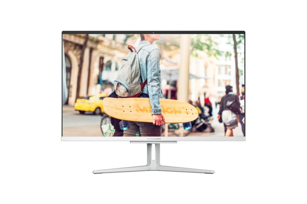 All In One Medion Akoya E23405 Md62581 23.8" 1920 X 1080 Pixeles 4 Gb Ddr4-Sdram 128 Gb Ssd W11 Home Wi-Fi 5 (802.11ac) Plata