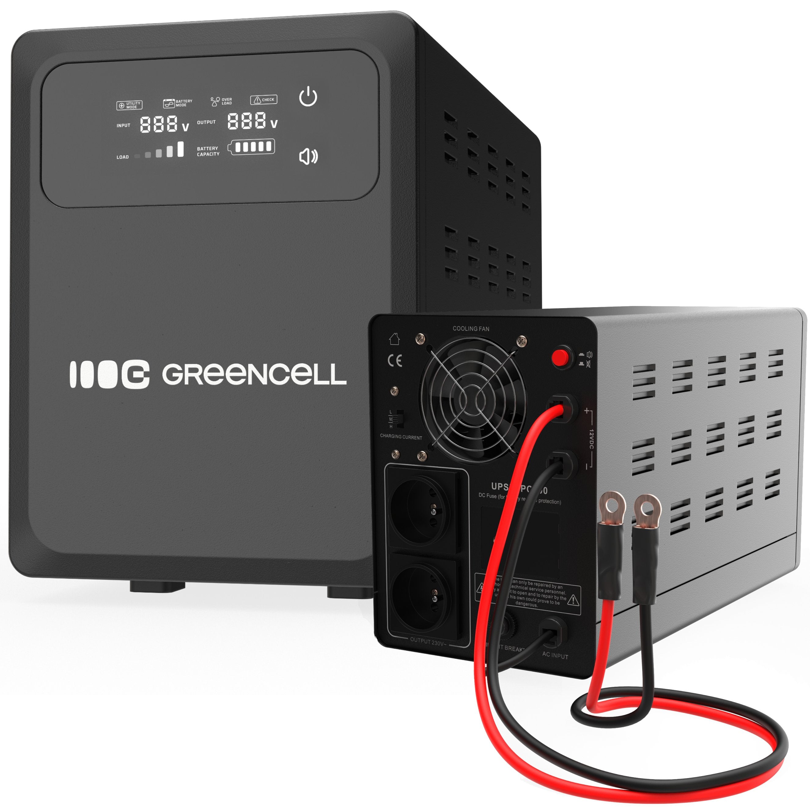 EAN 5904326376601 - Green Cell UPSLPPC500 sistema de alimentación ininterrumpida (UPS) Línea interactiva 0,8 kVA 500 W imagen 1