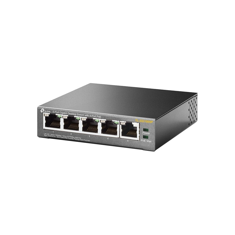 EAN 6935364083212 - TP-Link TL-SG1005P No administrado Gigabit Ethernet (10/100/1000) Energía sobre Ethernet (PoE) Negro imagen 3