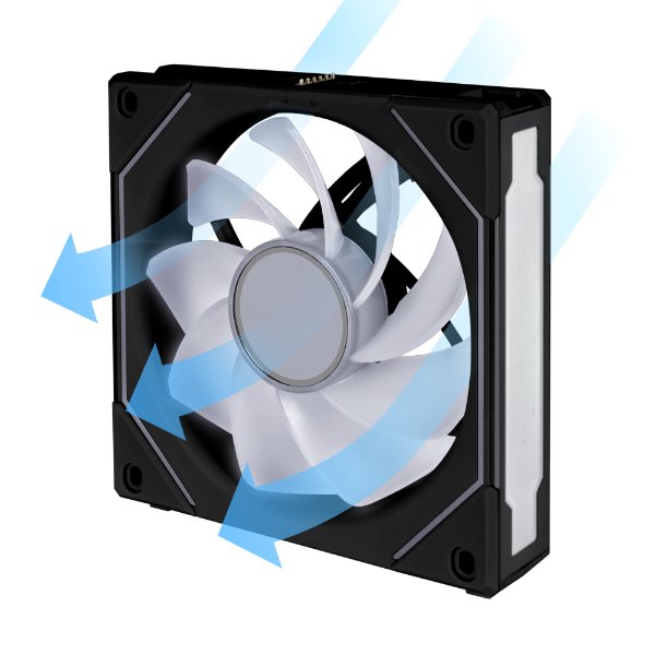 EAN 4718466017673 - Lian Li UF-RSLIN120-1B sistema de refrigeración para ordenador Carcasa del ordenador Ventilador 12 cm Neg imagen 6