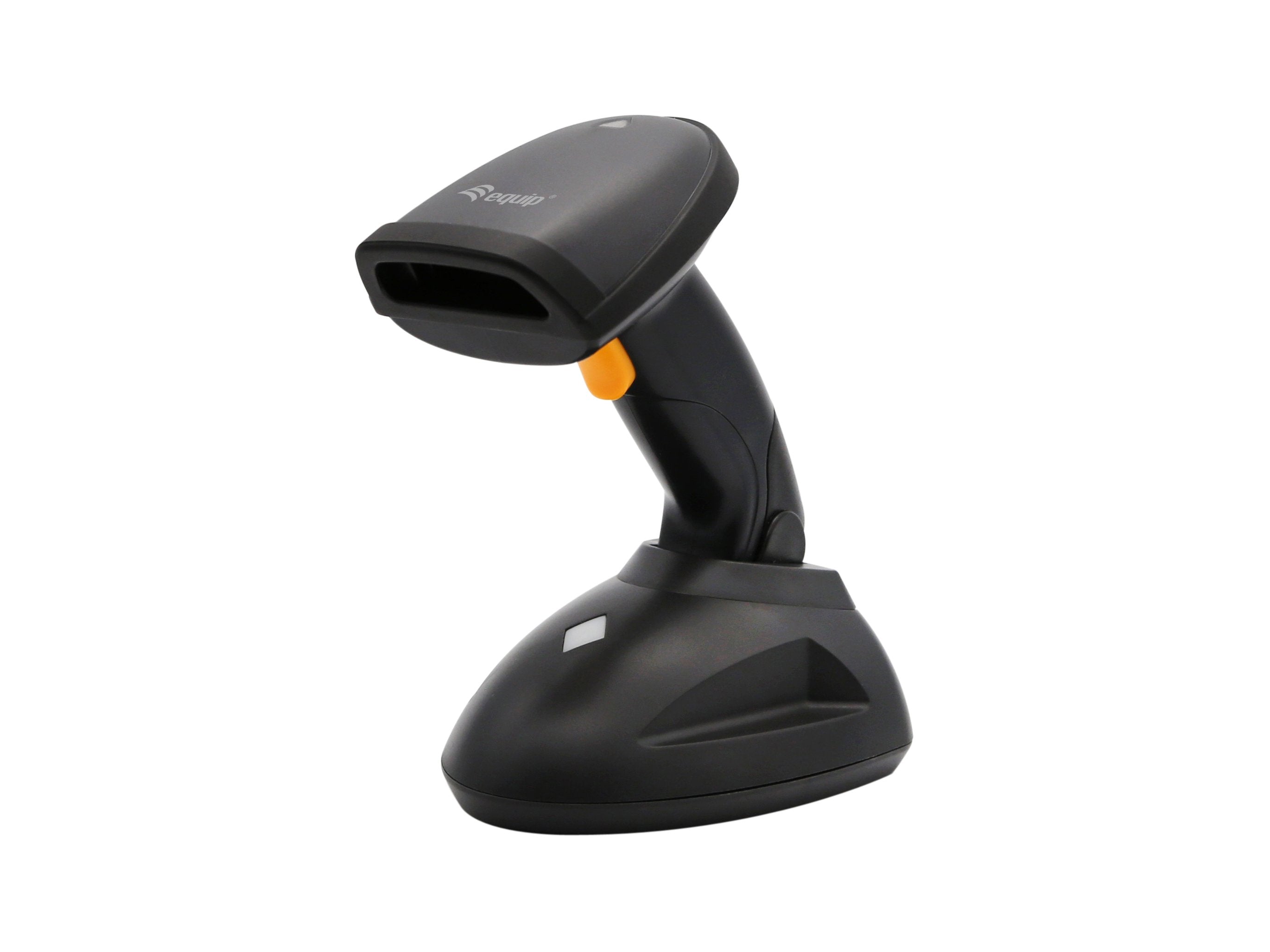 Equip Escáner Manual De Código De Barras 2d Láser Inalámbrico Usb Negro