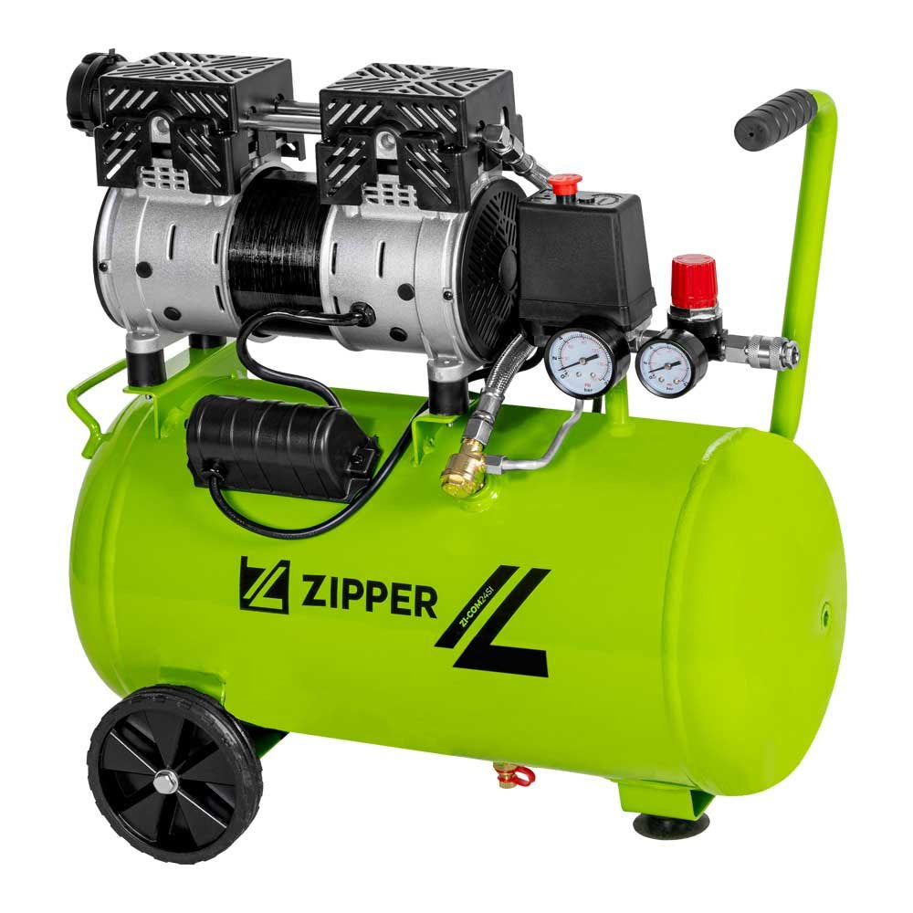 Zipper Zi-Com24si Compresor De Aire 750 W 126 L/Min Corriente Alterna