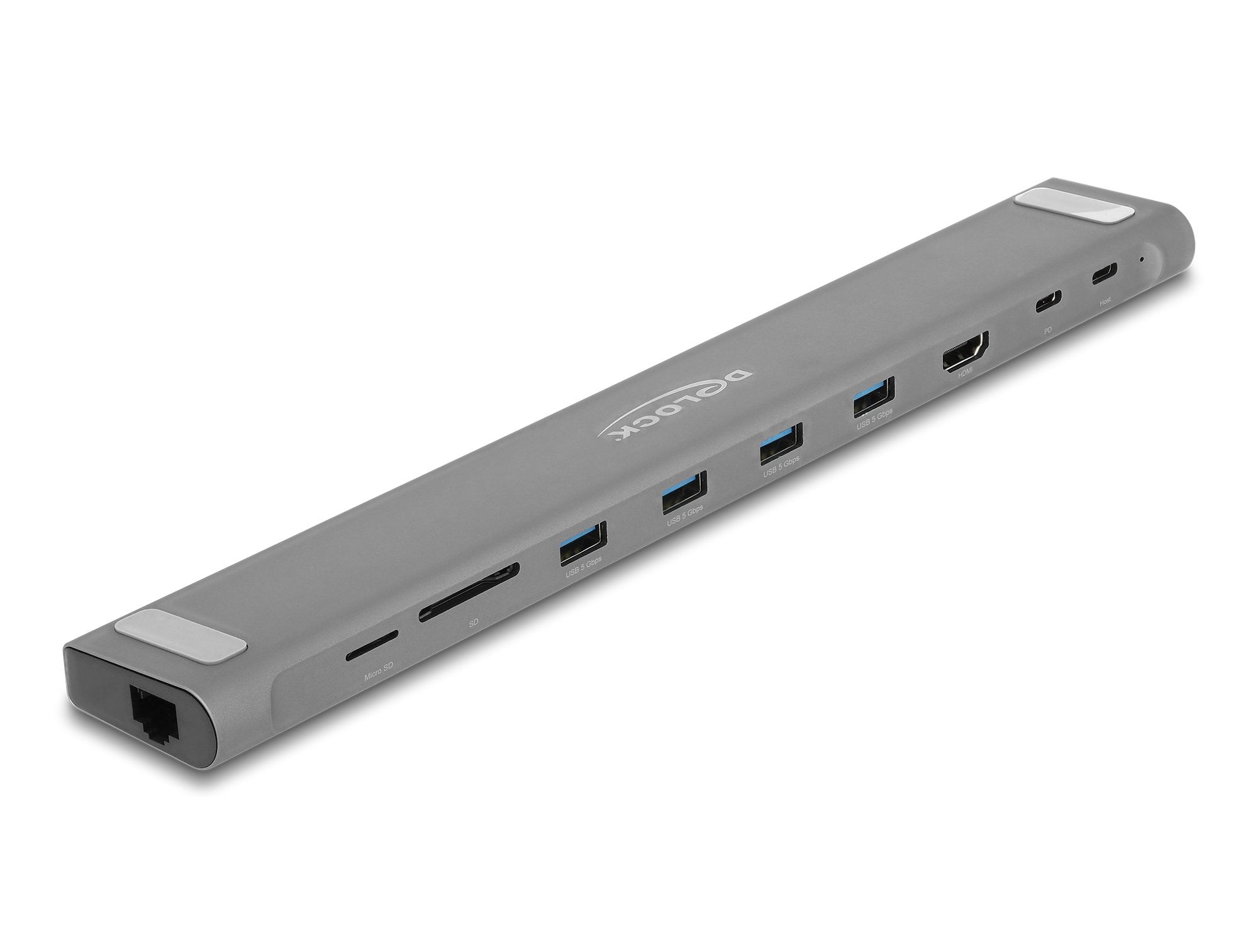 EAN 4043619878956 - DeLOCK 87895 base para portátil y replicador de puertos Alámbrico USB 3.2 Gen 1 (3.1 Gen 1) Type-C Negro, imagen 1