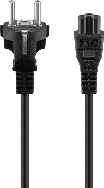 EAN 4040849935862 - Goobay 93586 cable de transmisión Negro 1,8 m Enchufe tipo F C5 acoplador imagen 1