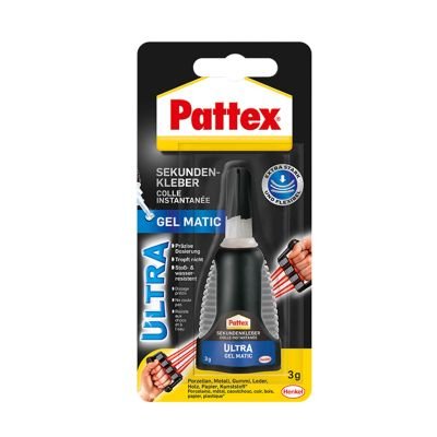 Superpegamento Pattex Ultra Gel, Matic, Tubo Con 3g