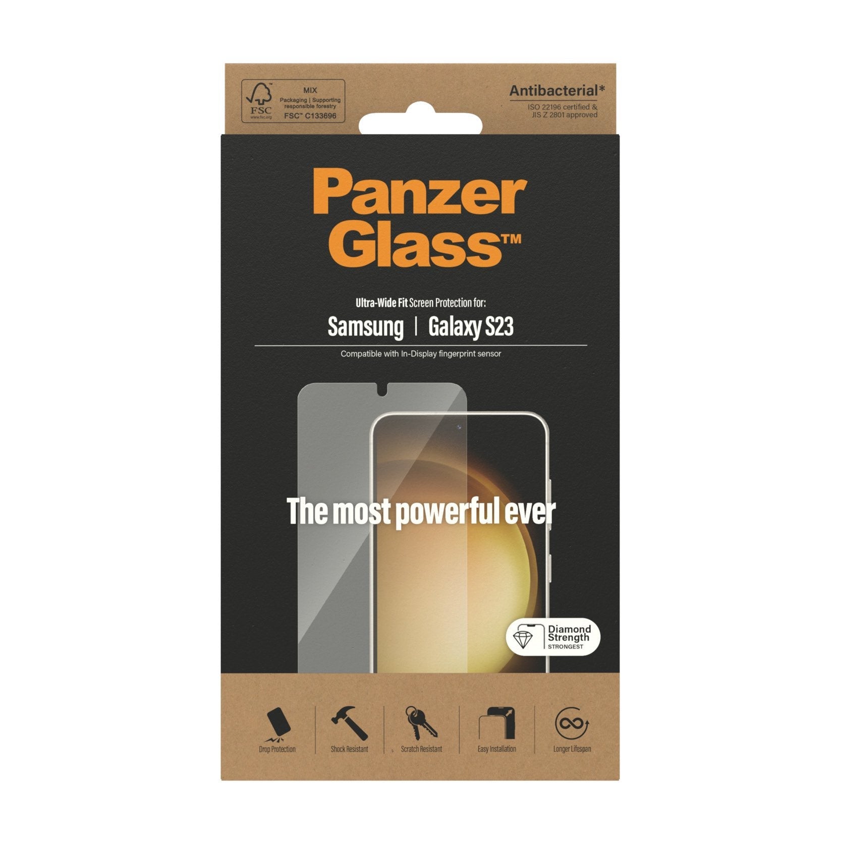 Panzerglass Ultra Wide Fit Protector De Pantalla Samsung - Galaxy S23 1 Pieza(S)