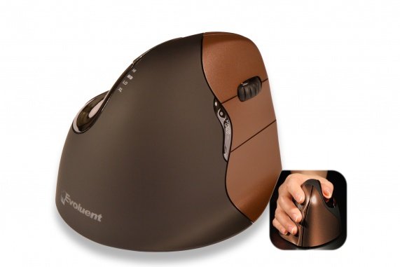 Bakkerelkhuizen Evoluent4 Ratón Rf Inalámbrico 2600 Dpi Mano Derecha