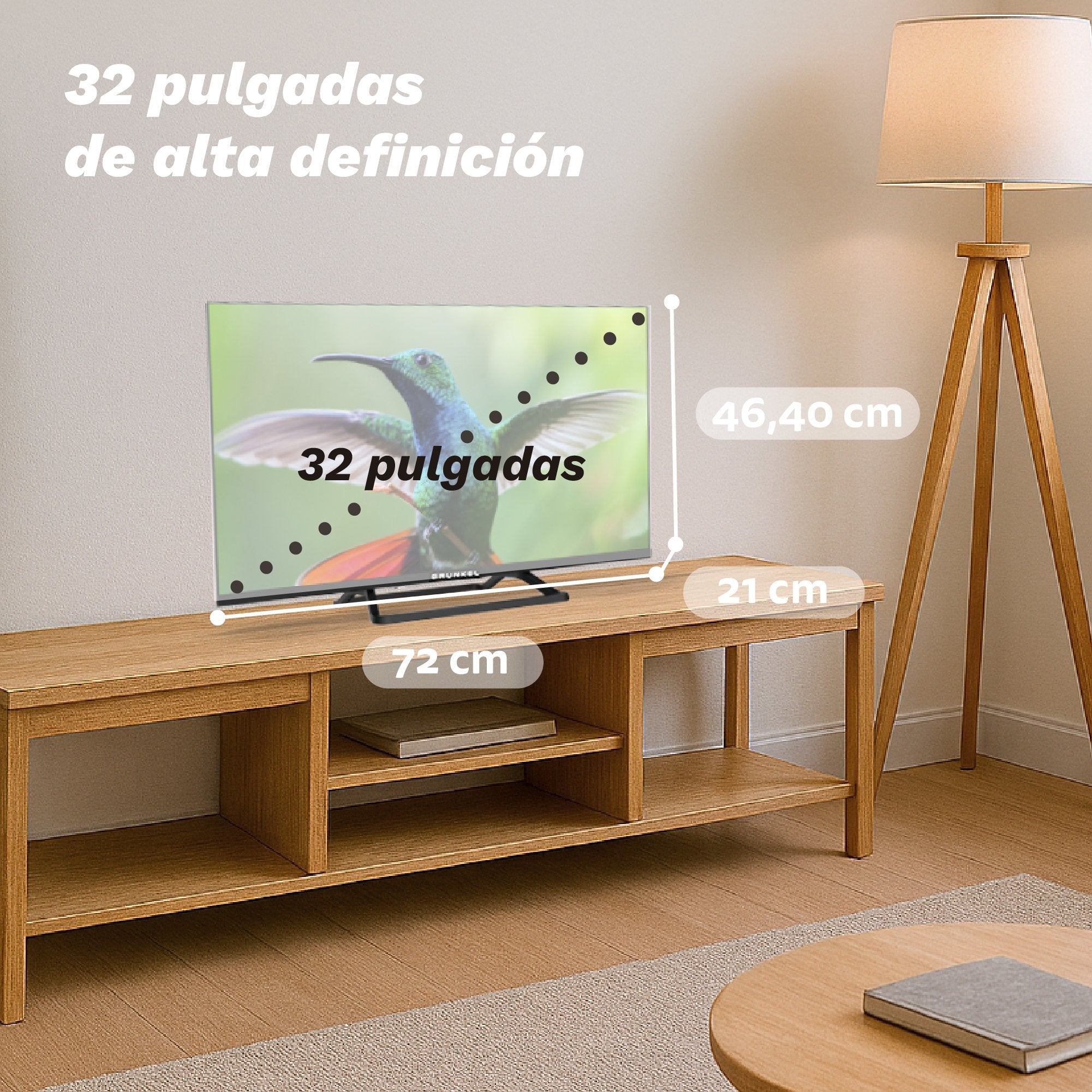 Televisor Grunkel Qled-3225vd 32' Hd Smart Tv Wifi