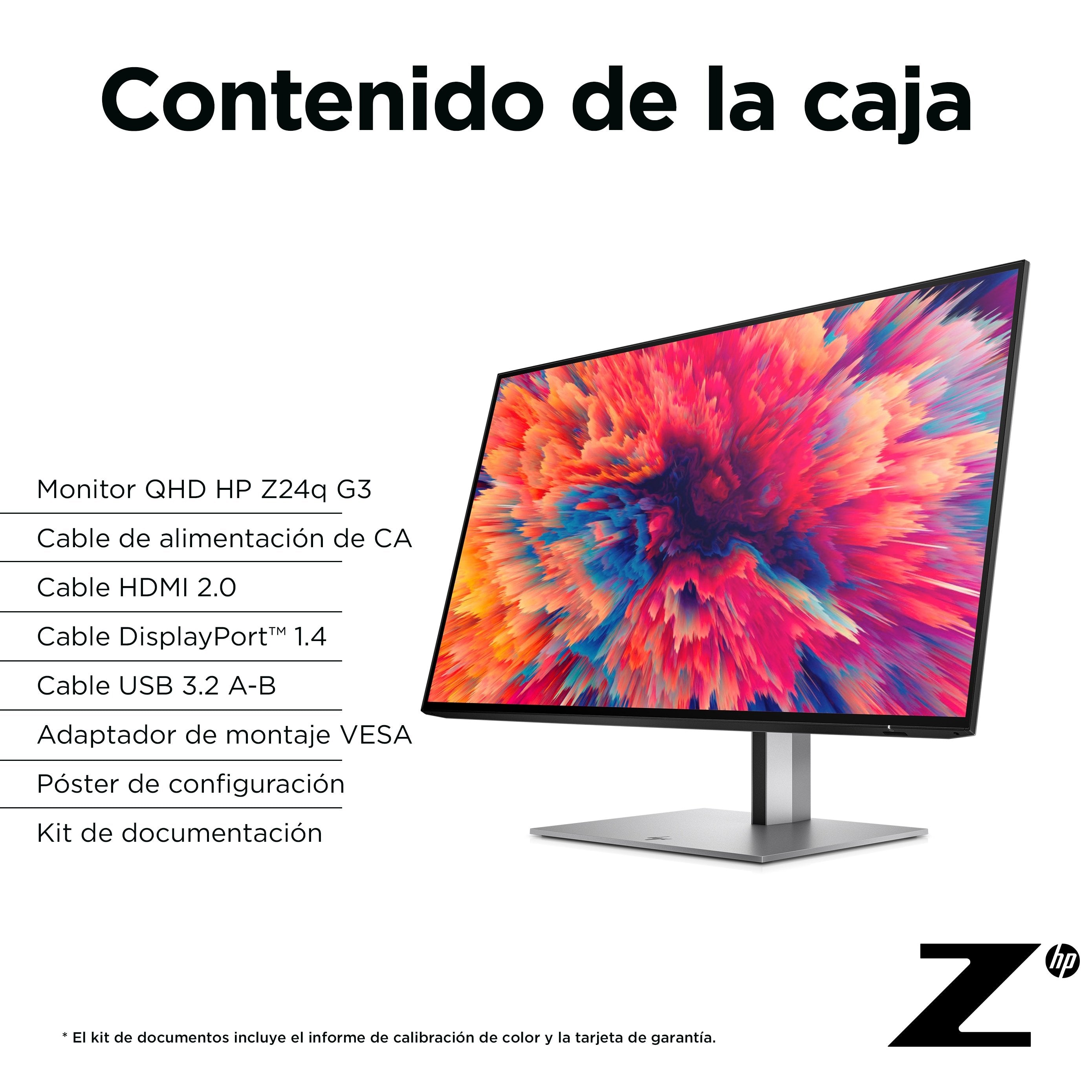 EAN 5715063358832 - HP Z24q G3 QHD Display pantalla para PC 60,5 cm (23.8") 2560 x 1440 Pixeles Quad HD LCD Plata imagen 5