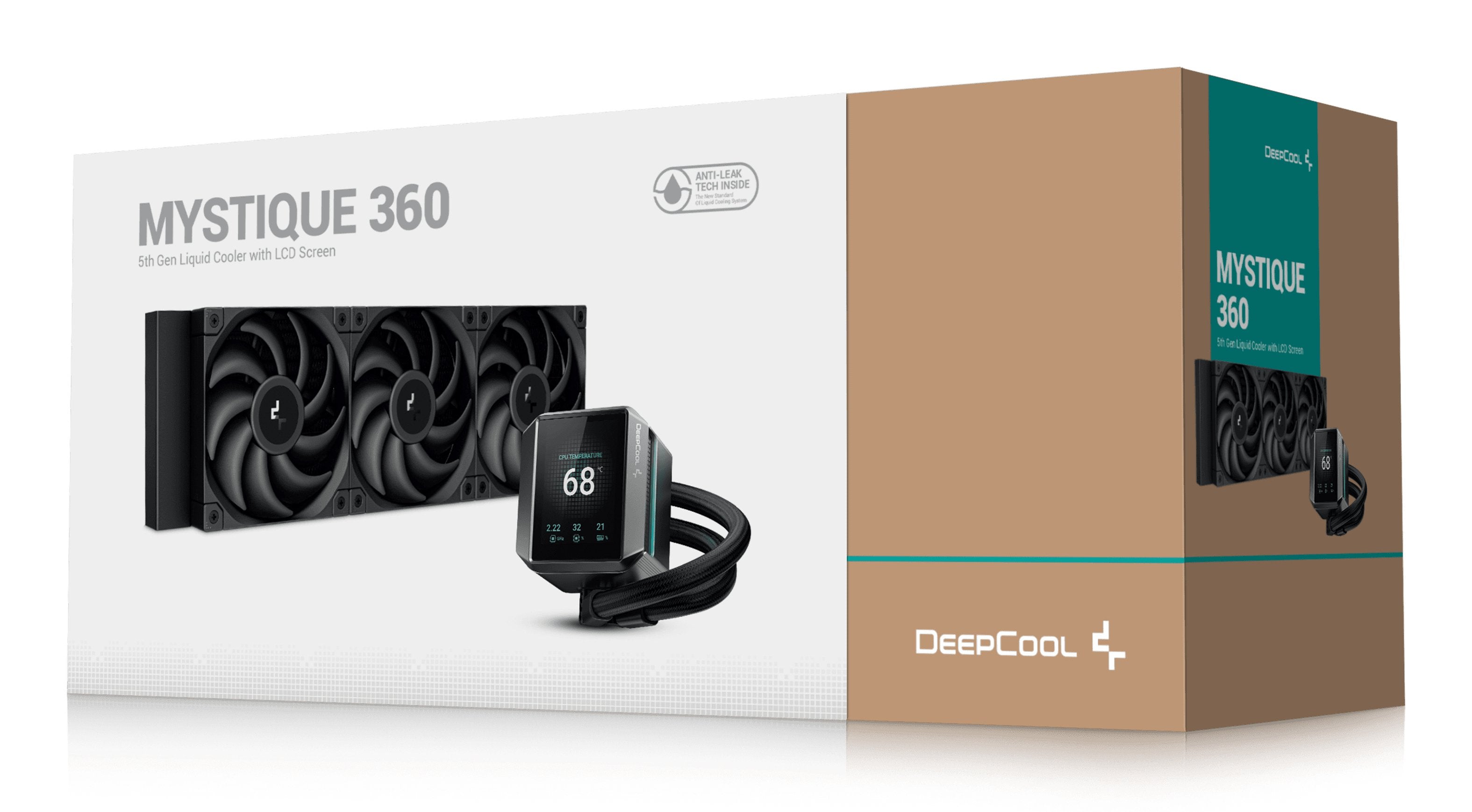 Refrigeración Por Agua Deepcool Mystique 360, (Negro)