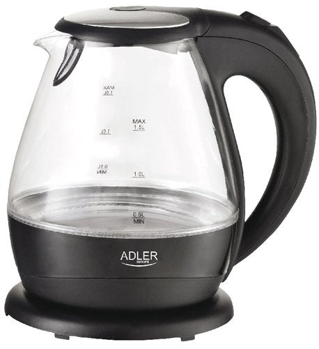 EAN 5908256832732 - Adler AD 1224 tetera eléctrica 1,5 L 2000 W Negro, Transparente imagen 1