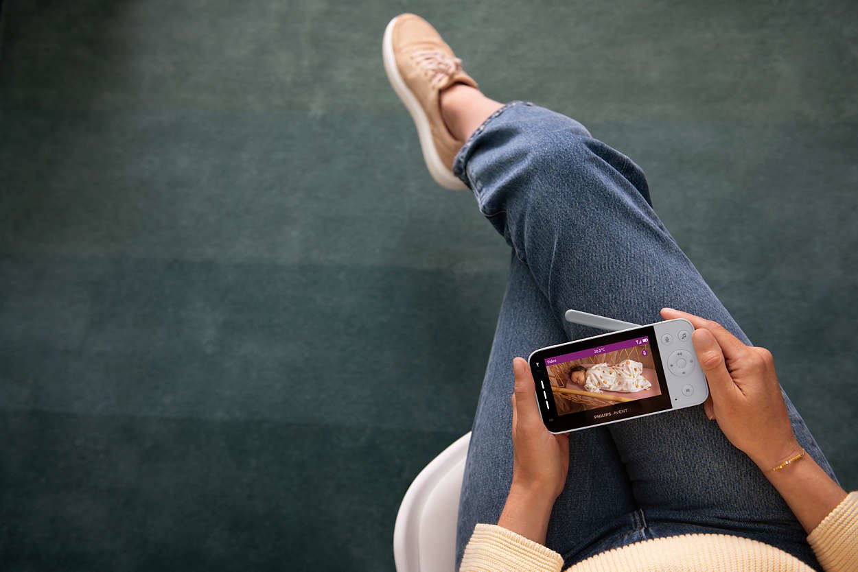 EAN 8710103974604 - Philips AVENT SCD921/26 video-monitor para bebés 400 m Wi-Fi Blanco imagen 8