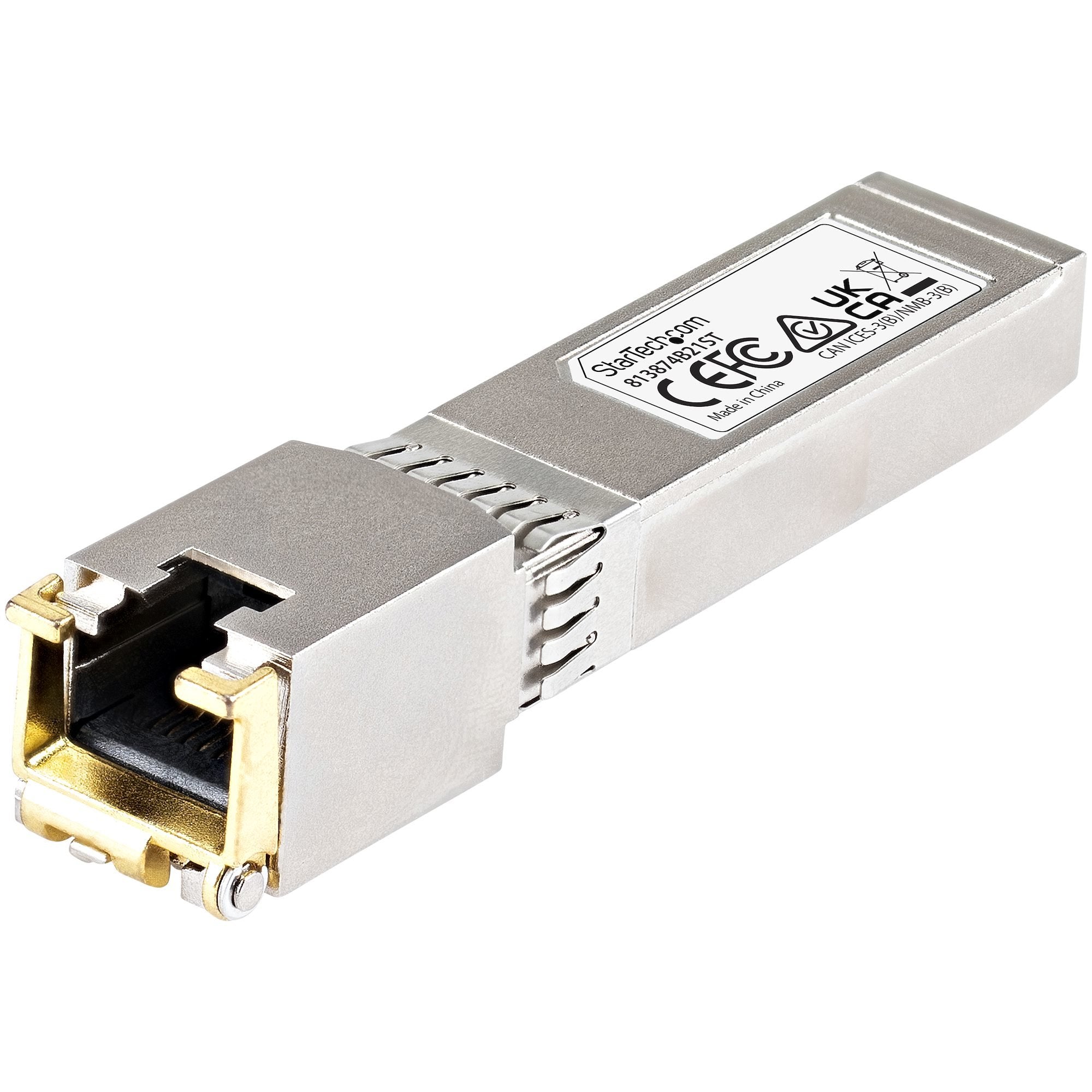 EAN 0065030880305 - StarTech.com 813874B21ST red modulo transceptor Cobre 10000 Mbit/s SFP+ imagen 1