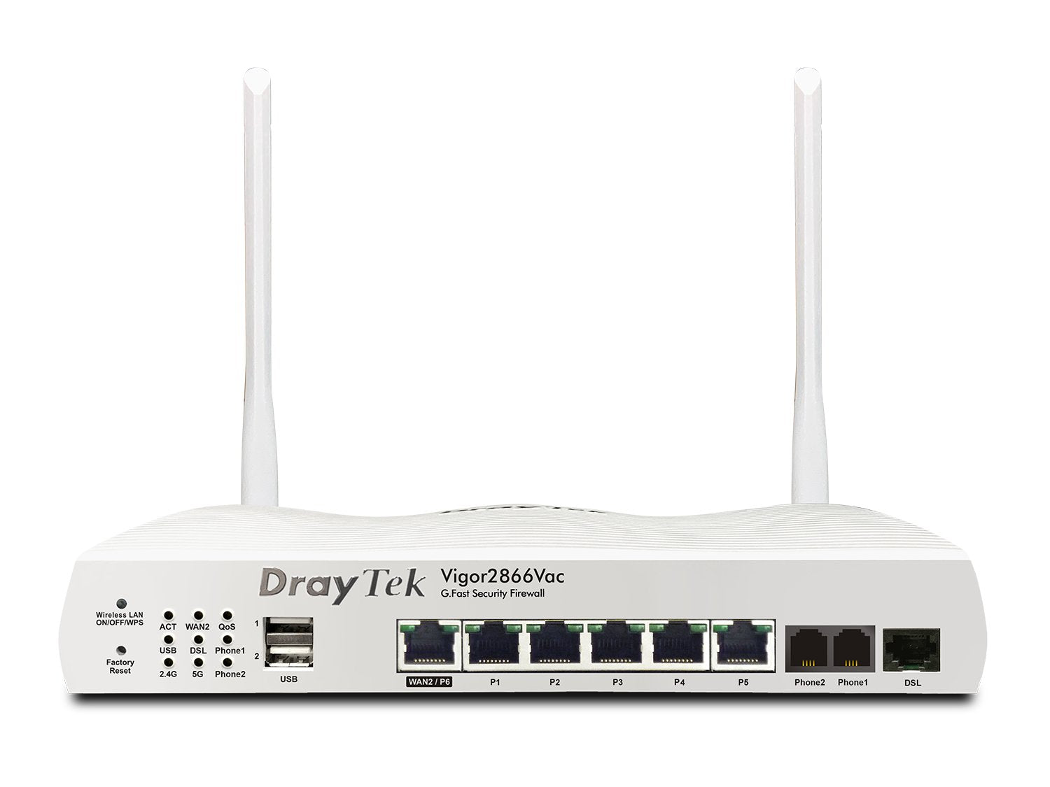 Draytek Vigor 2866ax Wlan-Ac Modemr. Adsl2+/Vdsl2/G.Fam Retail
