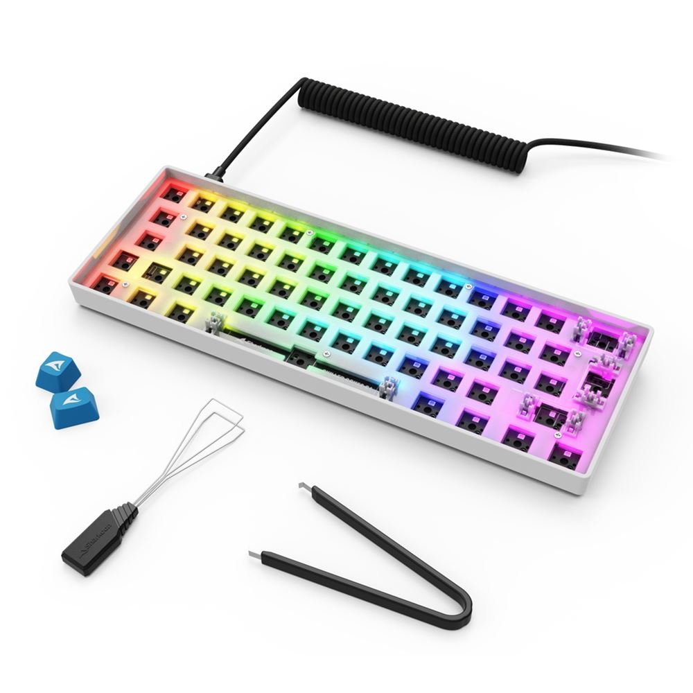 EAN 4044951041862 - Sharkoon SKILLER SGK50 S4 teclado Hogar USB QWERTY Alemán Blanco imagen 10