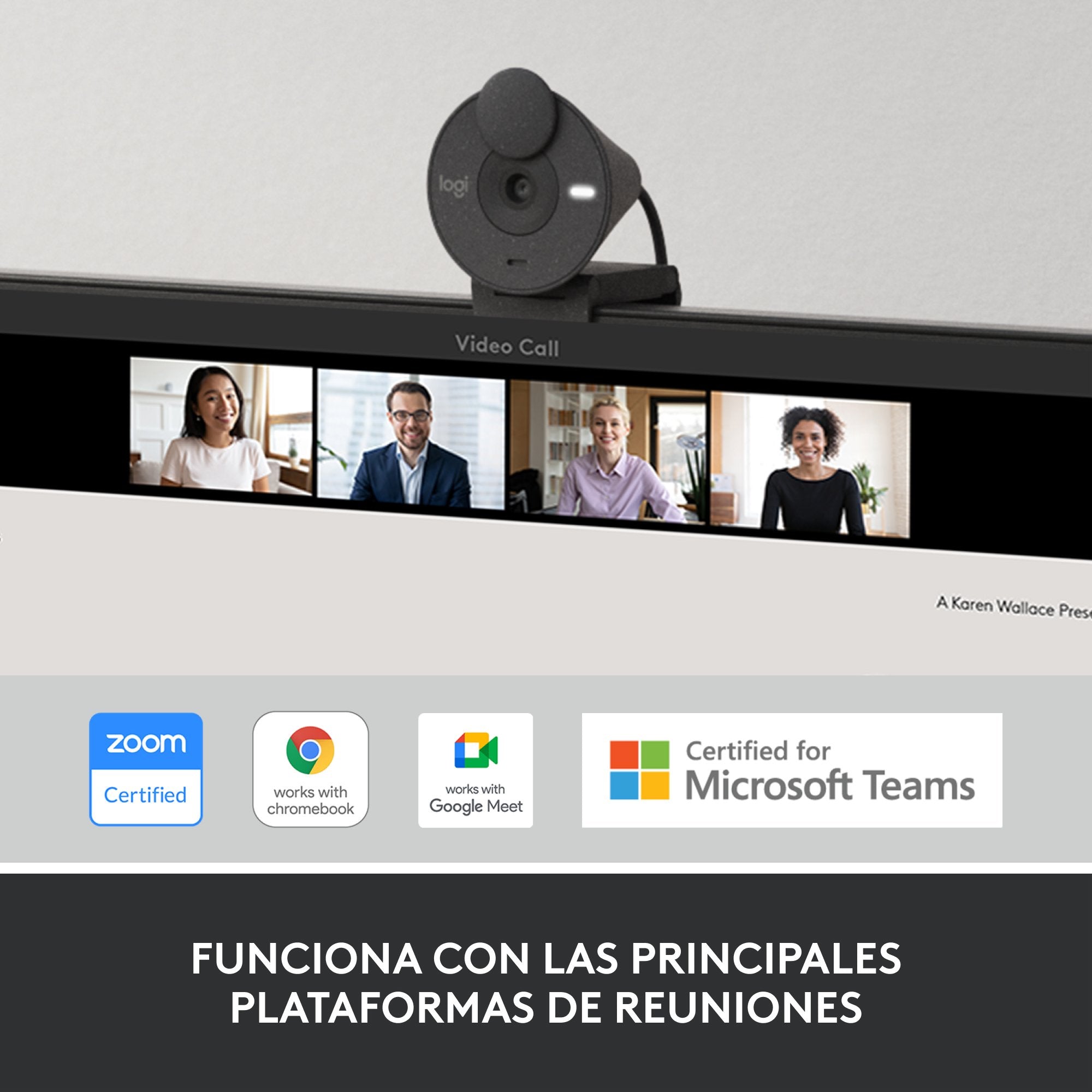 Logitech Brio 300 Cámara Web 2 Mp 1920 X 1080 Pixeles Usb-C Grafito