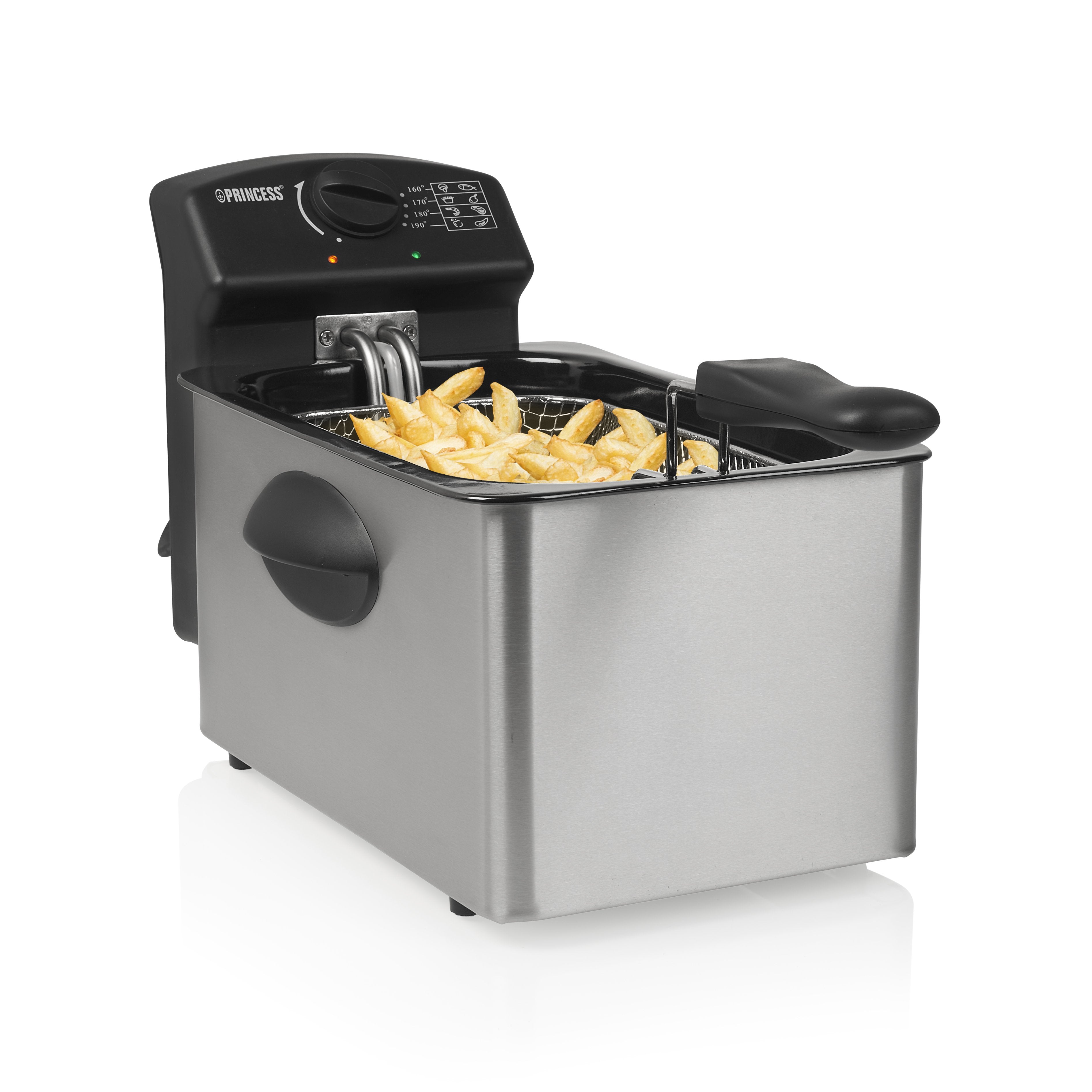 EAN 8713016109750 - Princess 182642 Sencillo 4 L Independiente 2000 W Negro, Acero inoxidable imagen 2