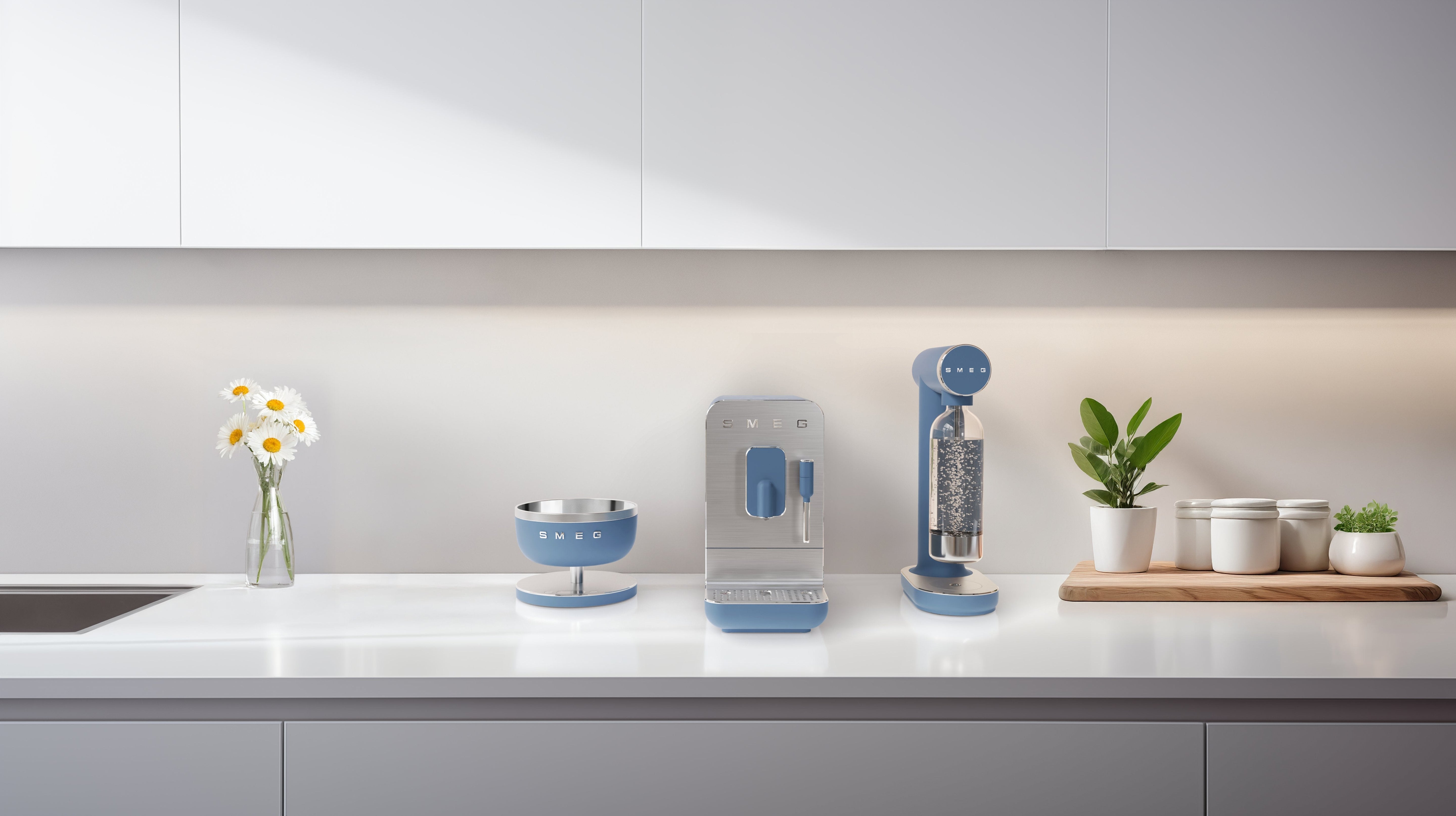 Smeg Küchenwaage Dig. Ksc01sbmww, Max. 5kg, Storm Blue