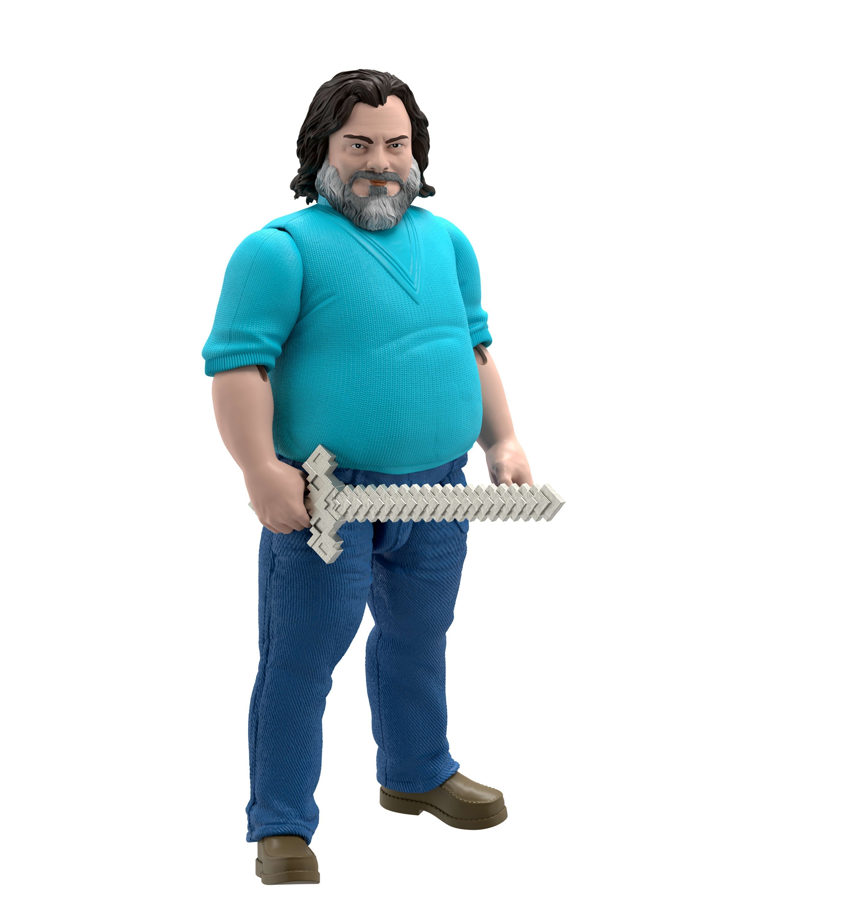 Mattel Minecraft Movie Grosse Steve-Actionfigur (30 Cm Grosse Sammelfigur) Jgg67