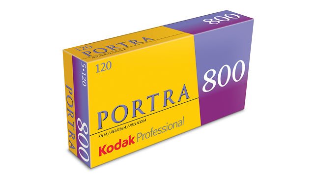 Kodak 1x5 Portra 800 120 Película De Color