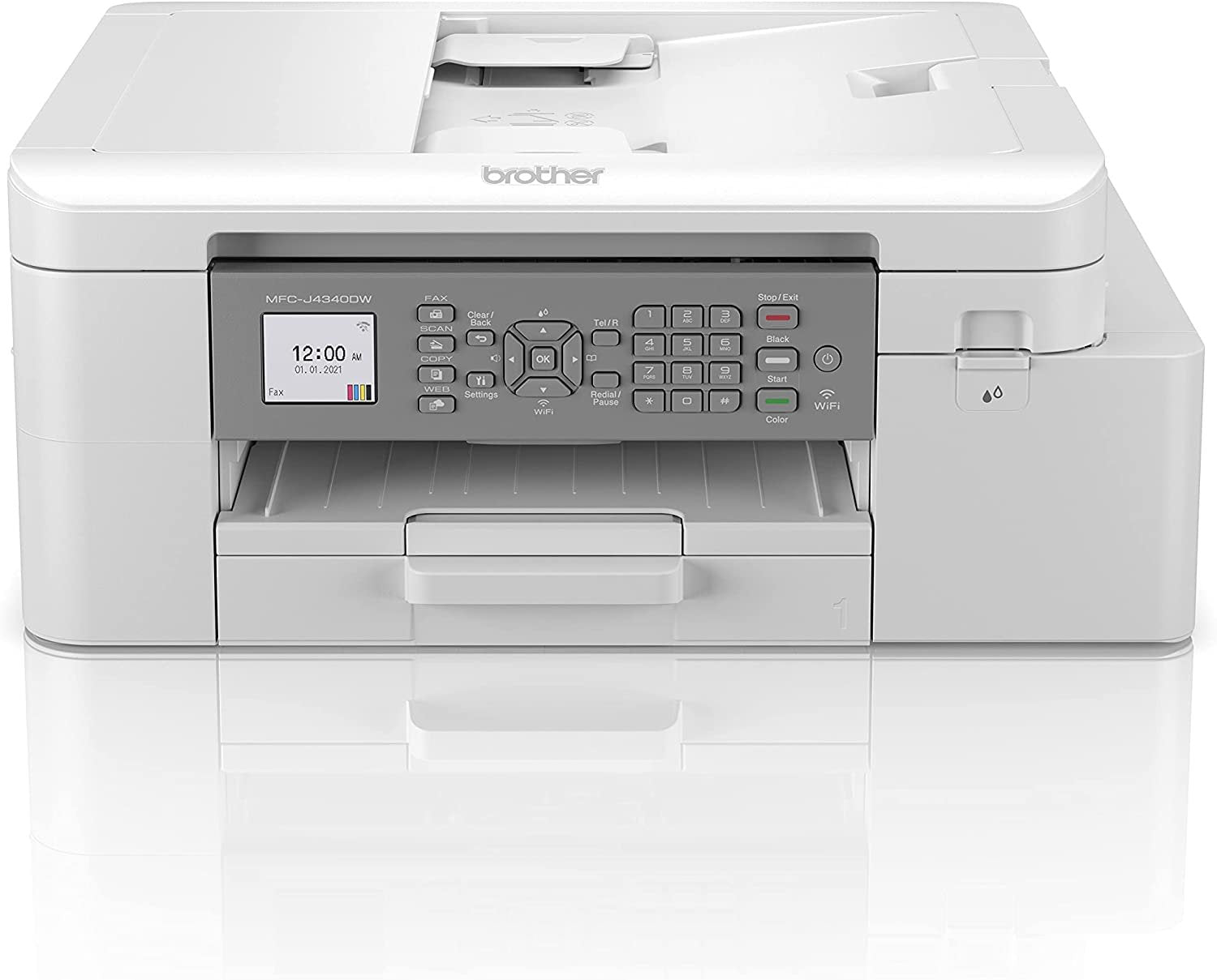 Multifunción Brother Mfc-J4340dw Wifi Fax Dúplex Blanca