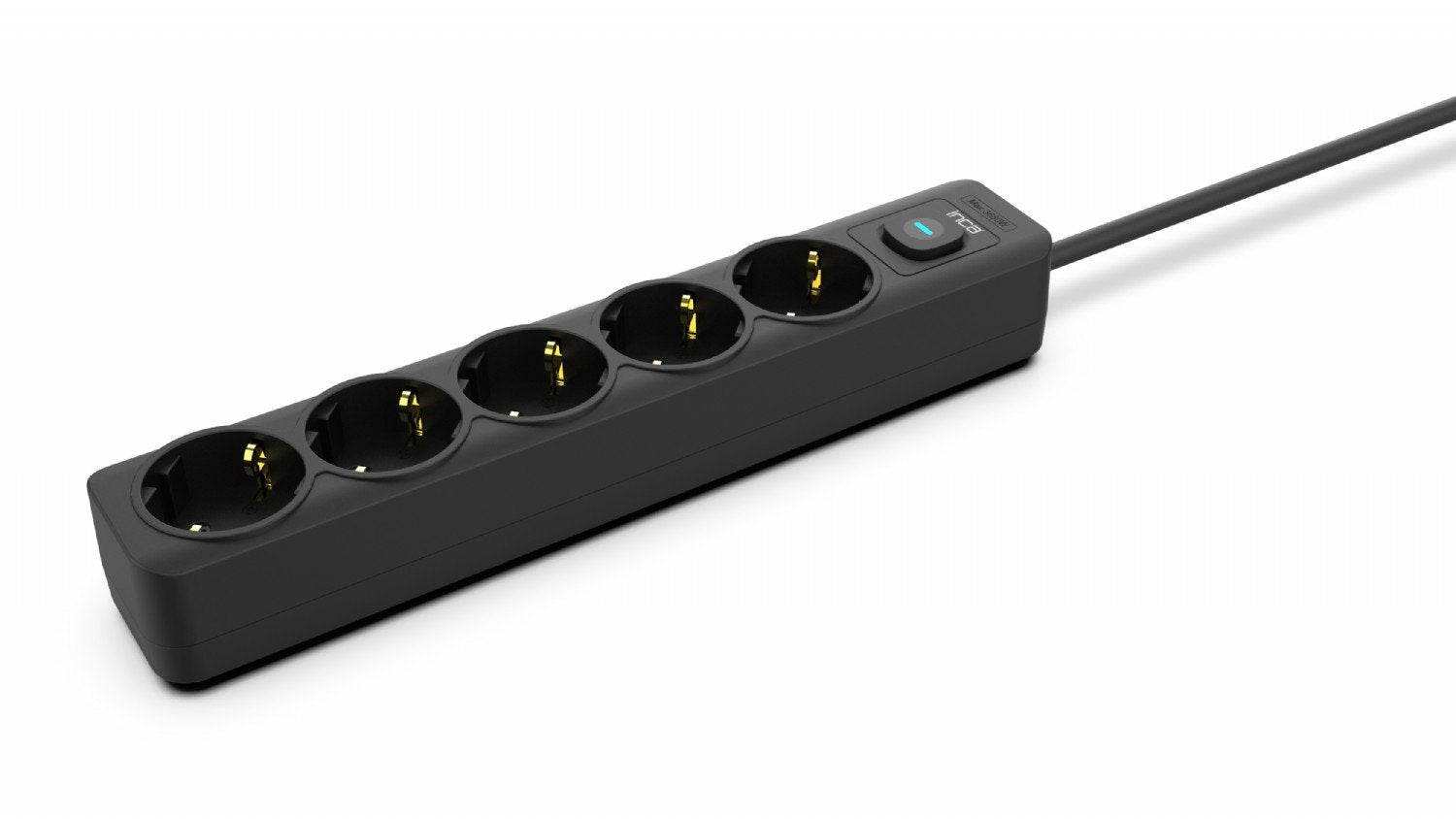 Regleta Inca Ipw-44sy Negro 5 Salidas Ac 230 V 1,5 M