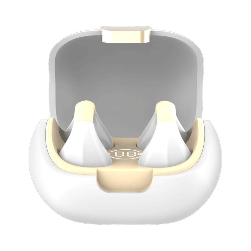 Cool Auriculares Stereo Bluetooth Earbuds Clip Blanco