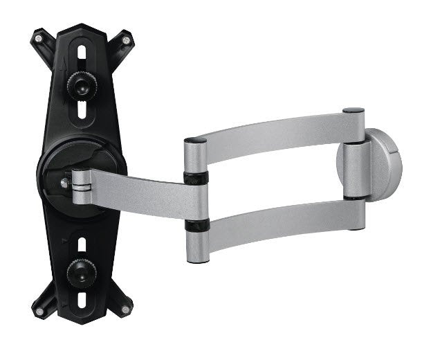 Hama Soporte De Pared Para Tablets De 7 A 11" - Capacidad 1kg - Funcion Rotativa - Aluminio - Negro Y Plata
