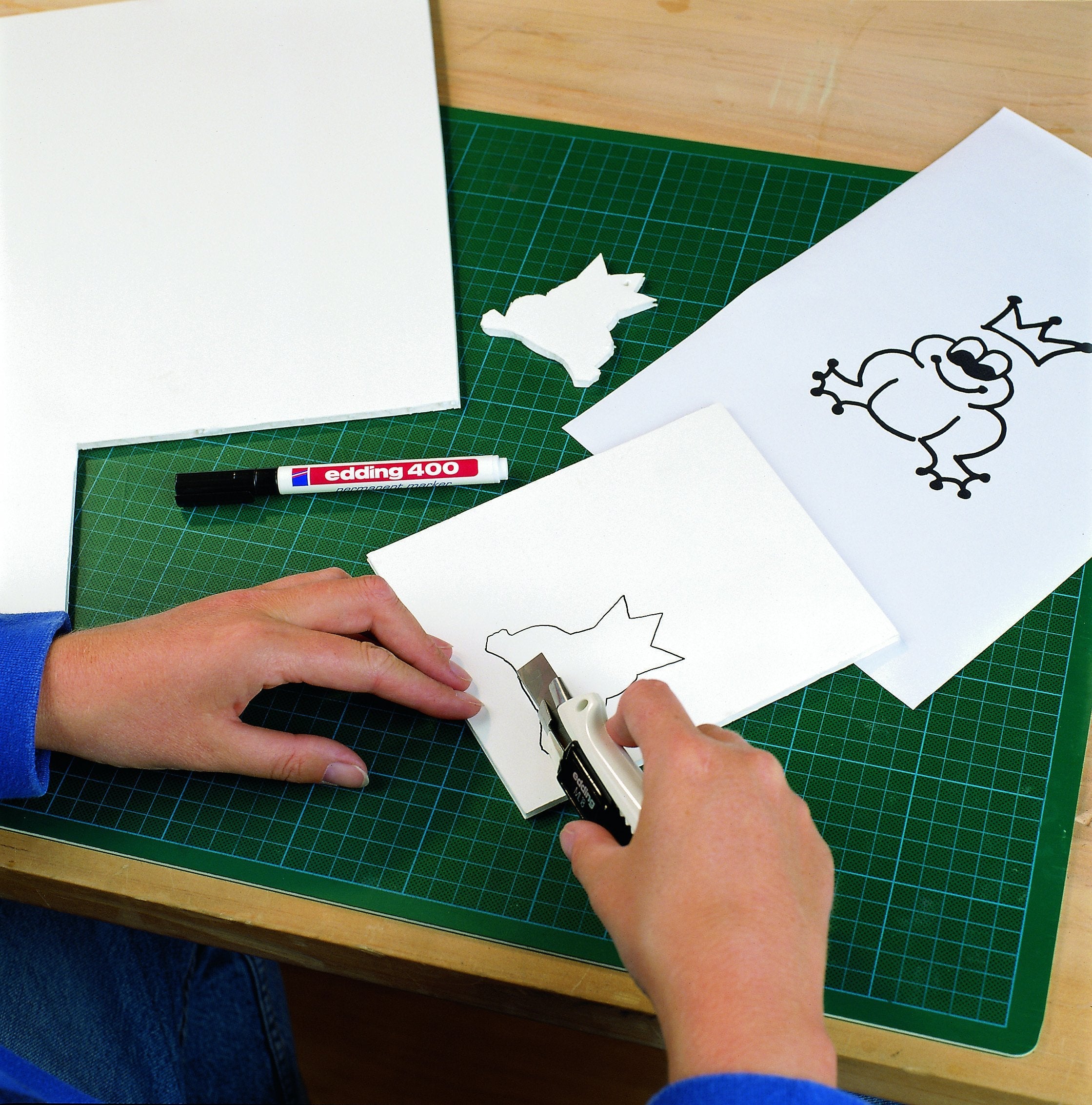 EAN 4004764315789 - Edding 400 marcador permanente Rojo 10 pieza(s) imagen 3