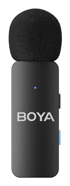 Boya Microphone Wireless By-V4 2.4ghz With 4 Transmitters And 1 Receiver (3.5mm Connector) Black Eu