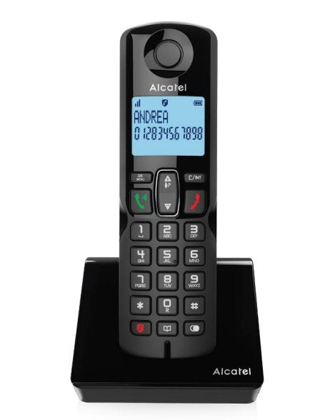 EAN 3700601425369 - Alcatel S280 EWE Teléfono DECT Identificador de llamadas Negro imagen 1