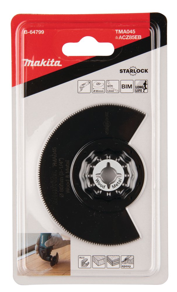 Hoja De Sierra Segmentada Makita B-64799. 85mm Tma045