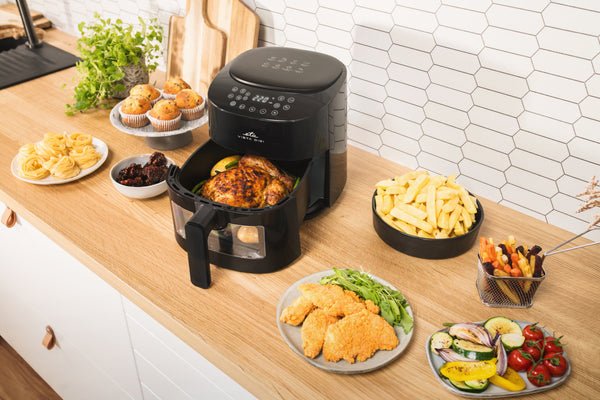 Freidora De Aire Eta Vista Digi Eta116890000 Caliente, 8 Programas, 4,3 L, Negra