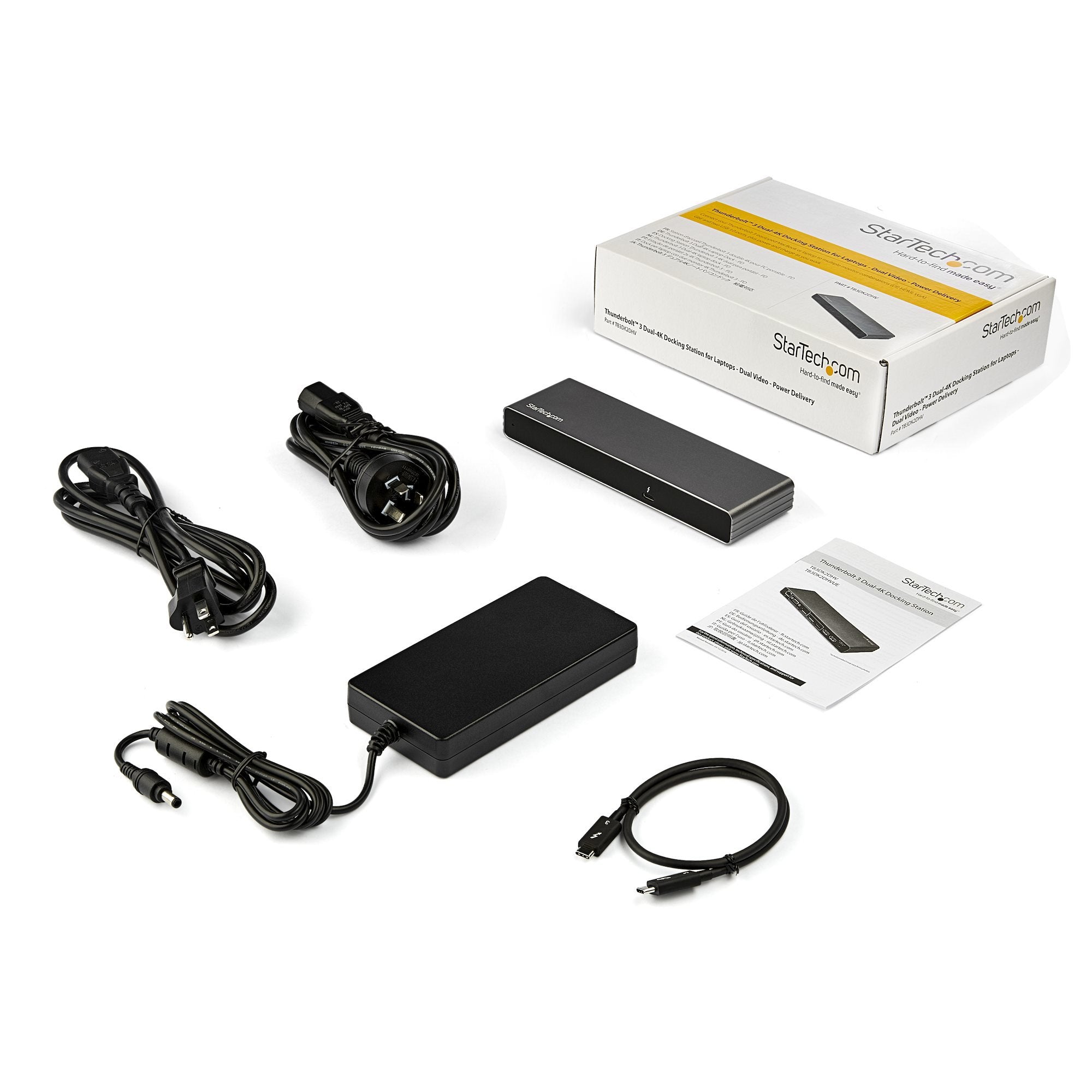 EAN 0065030876247 - StarTech.com TB3DK2DHVUE base para portátil y replicador de puertos Alámbrico Gris imagen 7