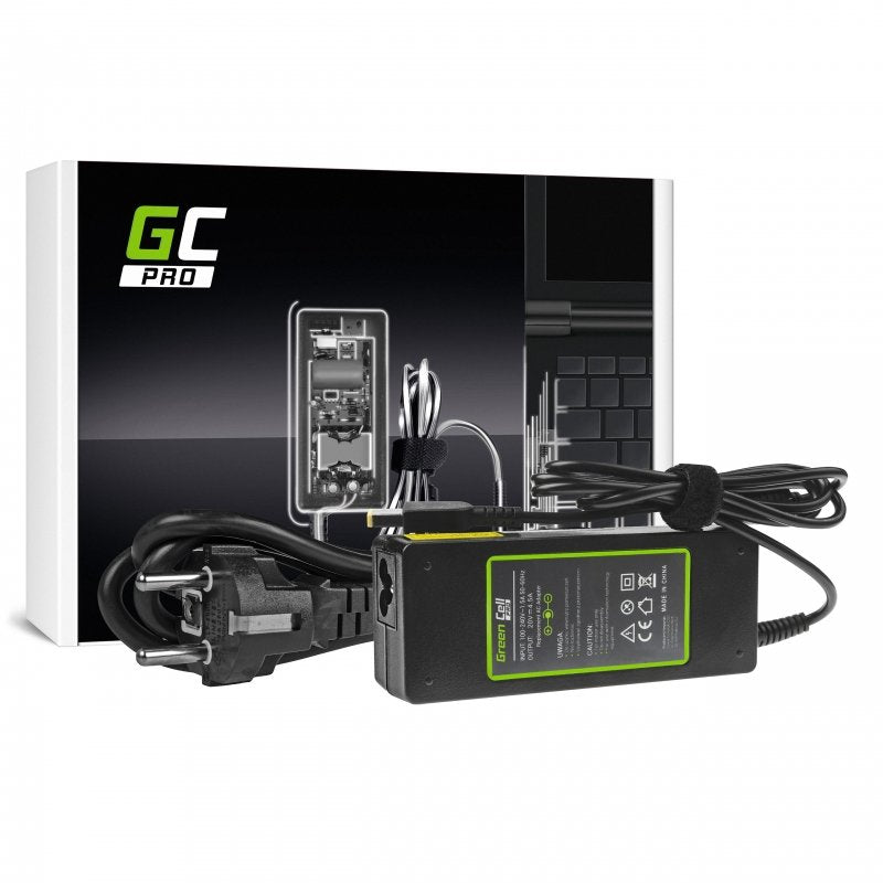 Cargador Portatil Lenovo 20v 4.5a Rectangular Greencell Ad39ap