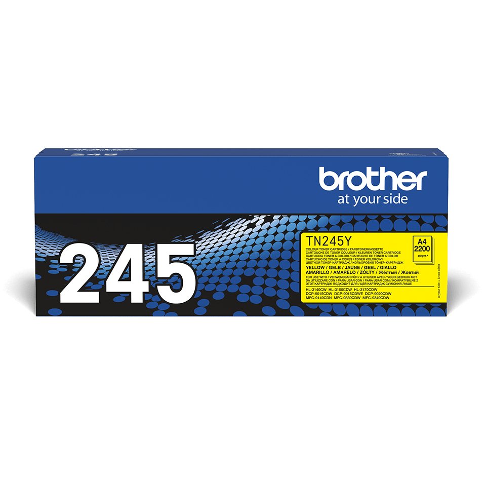 EAN 4977766718509 - Brother TN-245Y cartucho de tóner 1 pieza(s) Original Amarillo imagen 1