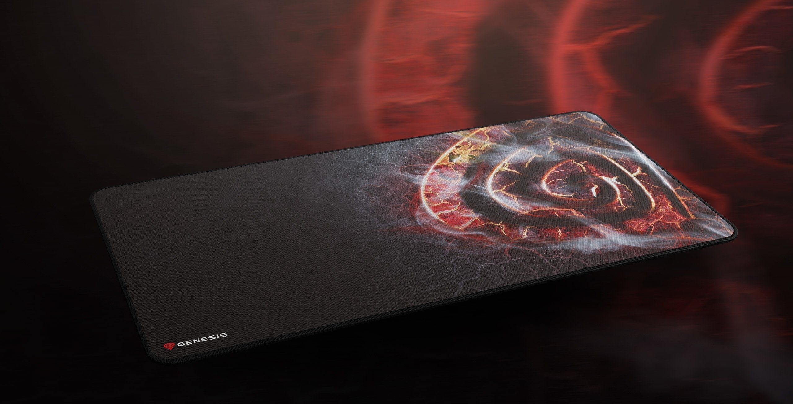 Alfombra De Ratón Genesis, Carbono 500 Maxi Lava G2 Edición, 900x450 Mm