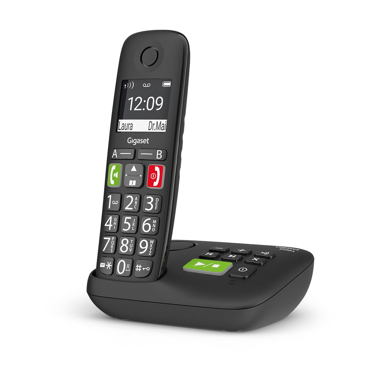 EAN 4250366856193 - Gigaset E290A Teléfono DECT/analógico Identificador de llamadas Negro imagen 4