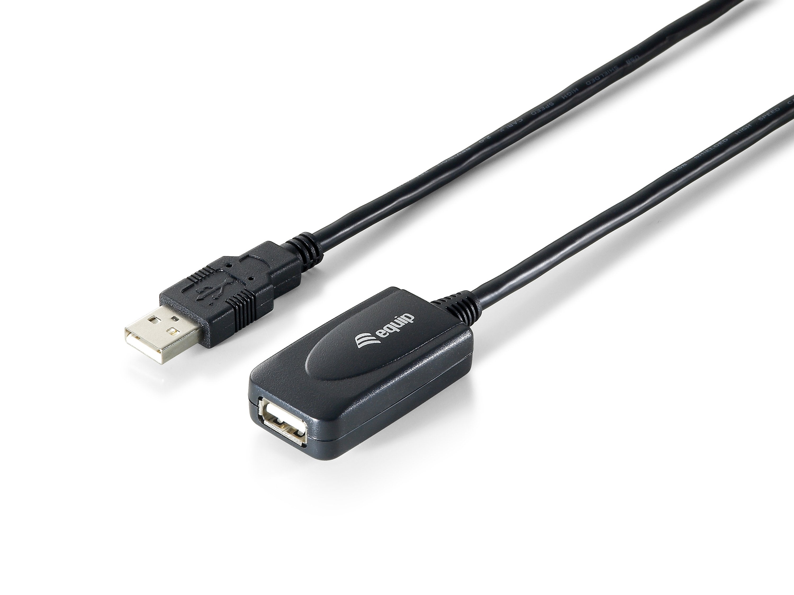 Equip Cable Usb 2.0 Tipo A/A (Alargo Activo ) 15m M/H Negro 133311
