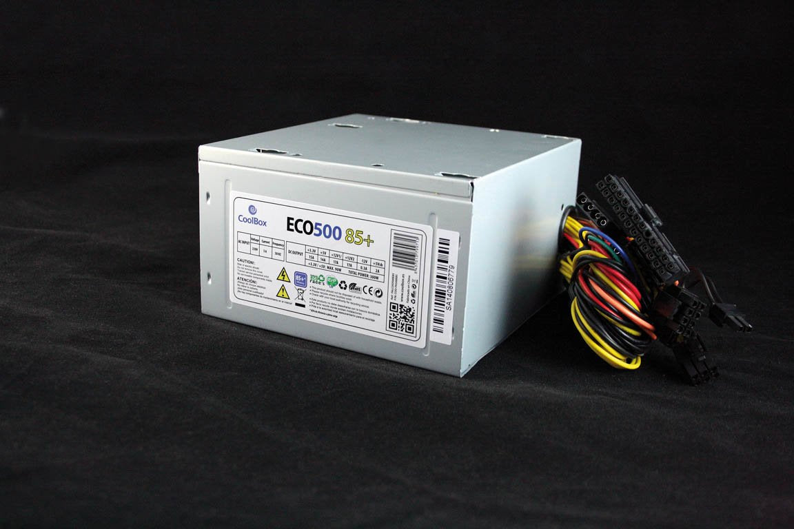 Fuente De Alimentacion Coolbox Atx 500w Eco+ 85% Efi (10)