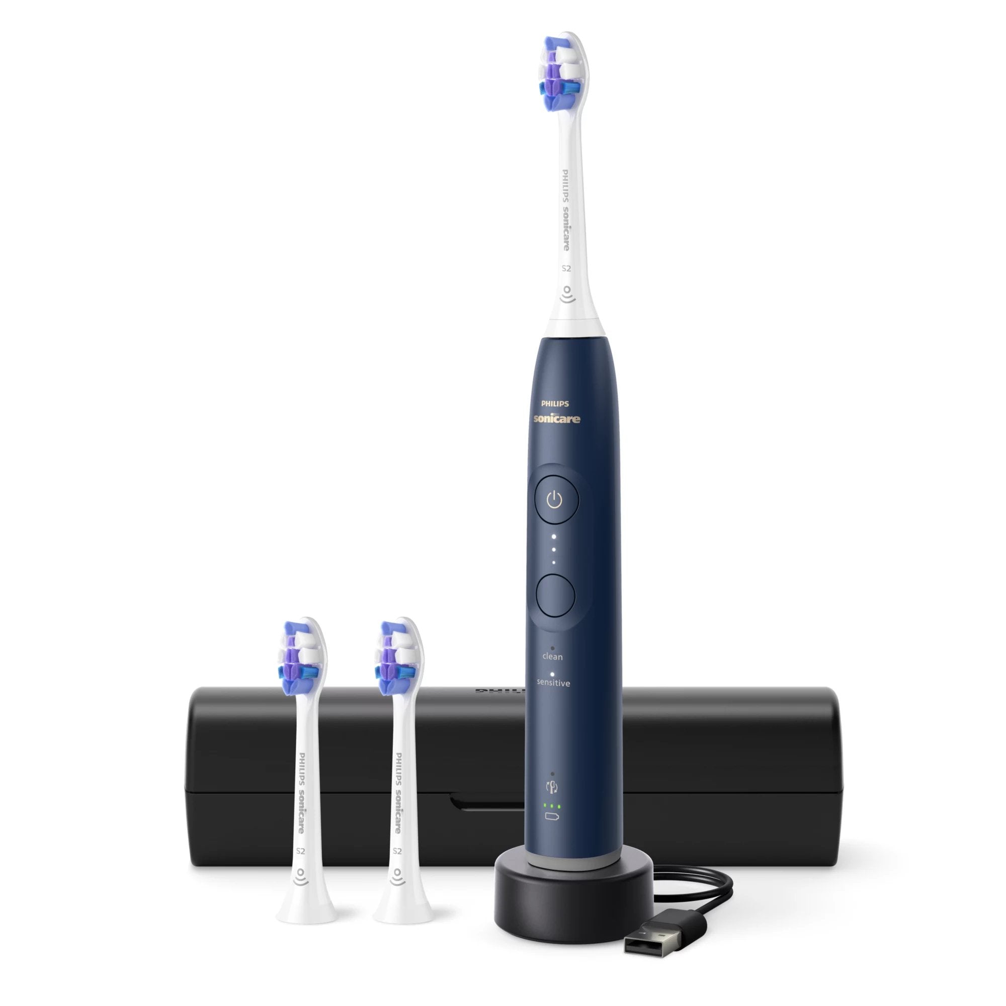 EAN 8720689021760 - Philips Sonicare 6100 series HX7403/01 cepillo eléctrico para dientes Adulto Cepillo dental sónico Azul imagen 1