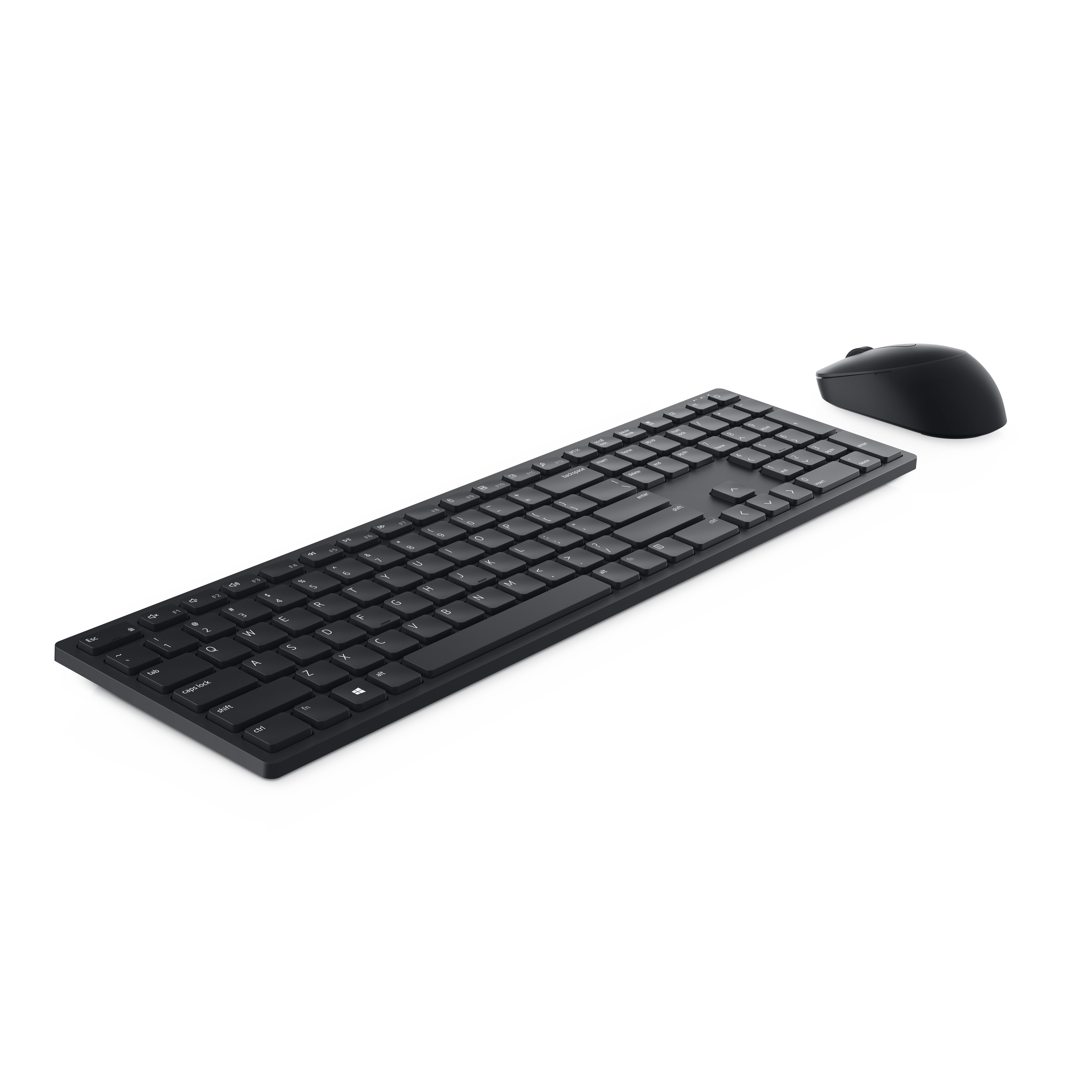 Teclado (Ingles) + Raton Inalámbricos Dell Pro - Km5221w - Internacional De Ee. Uu. (Qwerty) (Rtl Box)