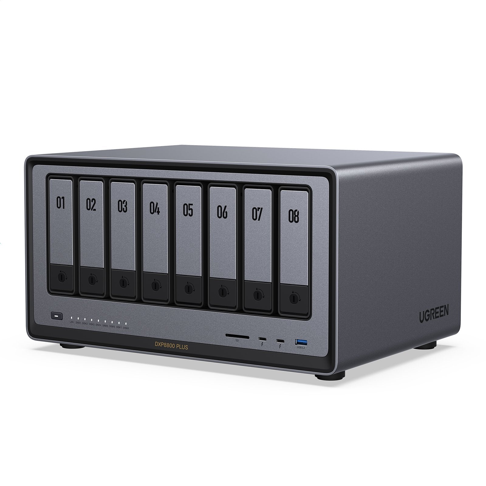 EAN 6941876231270 - Ugreen NASync DXP8800Plus NAS Escritorio Intel® Core™ i5 i5-1235U 8 GB DDR5 0 TB UGOS Pro imagen 2