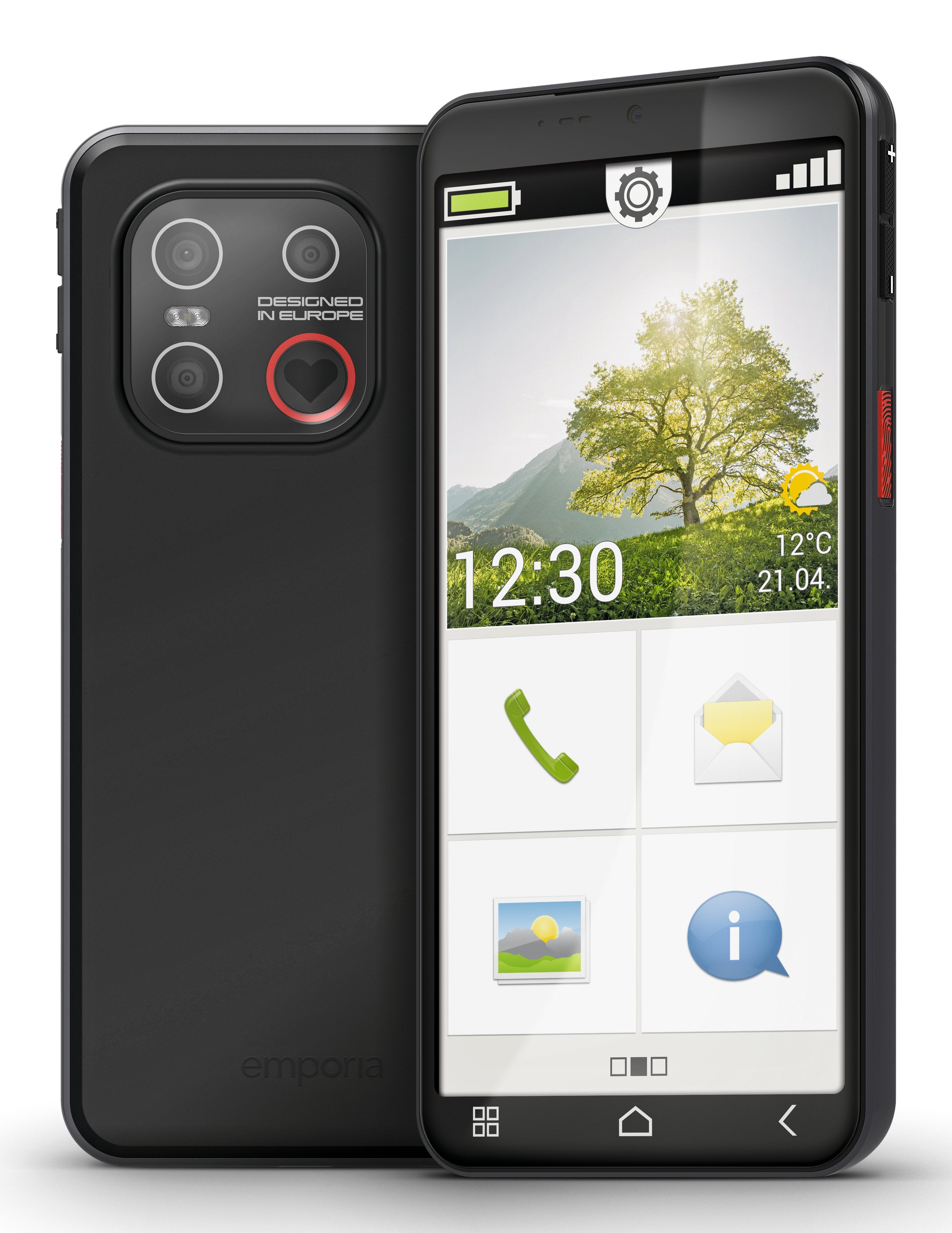 EAN 9005613168995 - Emporia emporiaSMART.7lite 13,8 cm (5.45") SIM única Android 15 4G USB Tipo C 6 GB 128 GB 3500 mAh Negro imagen 3