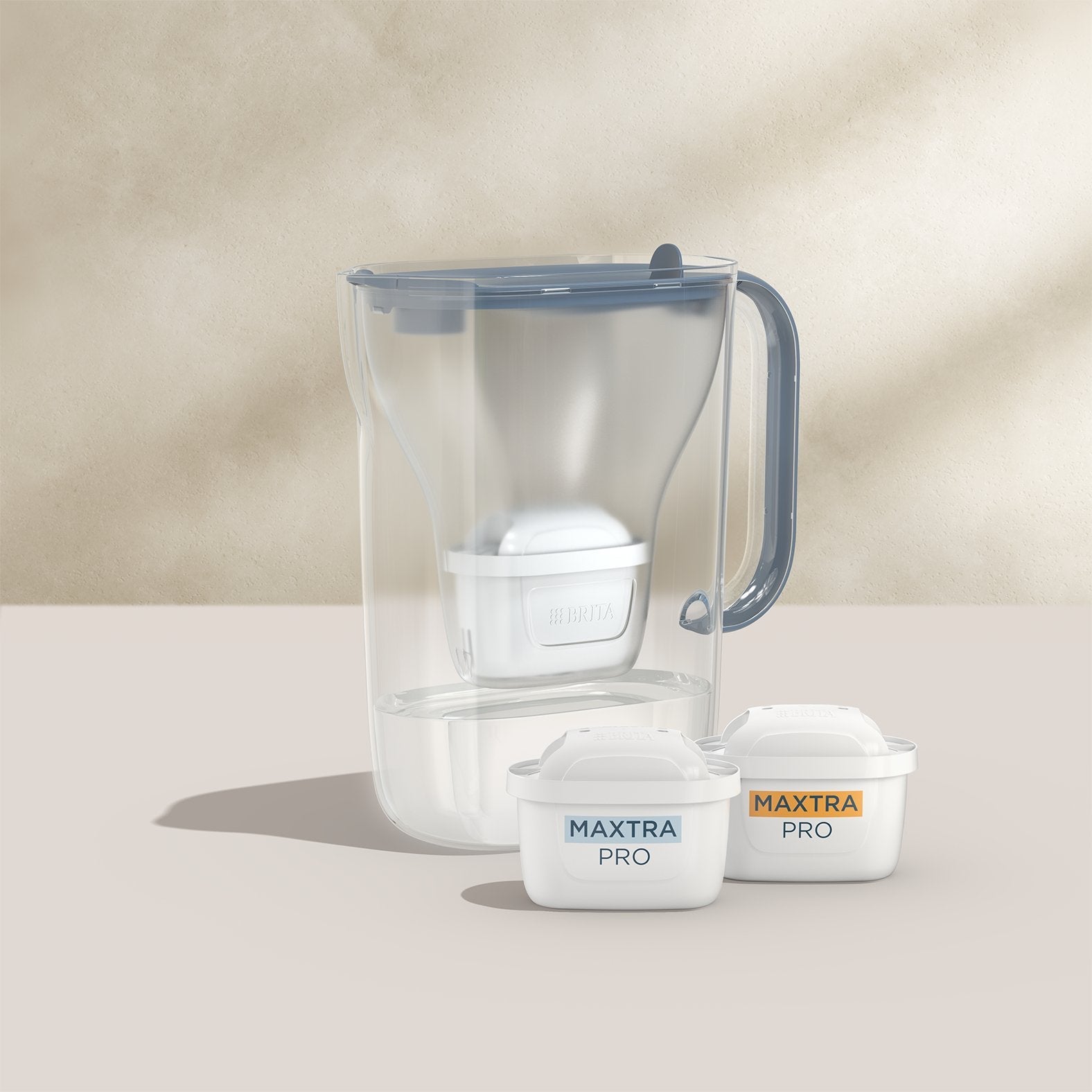 Brita Style Essential Steinblau Incl. 1all-In-1 And 1xextra Kalk