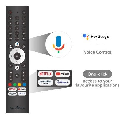 EAN 5999862467715 - Smart-Tech 43QG02V Televisor 109,2 cm (43") 4K Ultra HD Smart TV Wifi Gris 280 cd / m² imagen 3