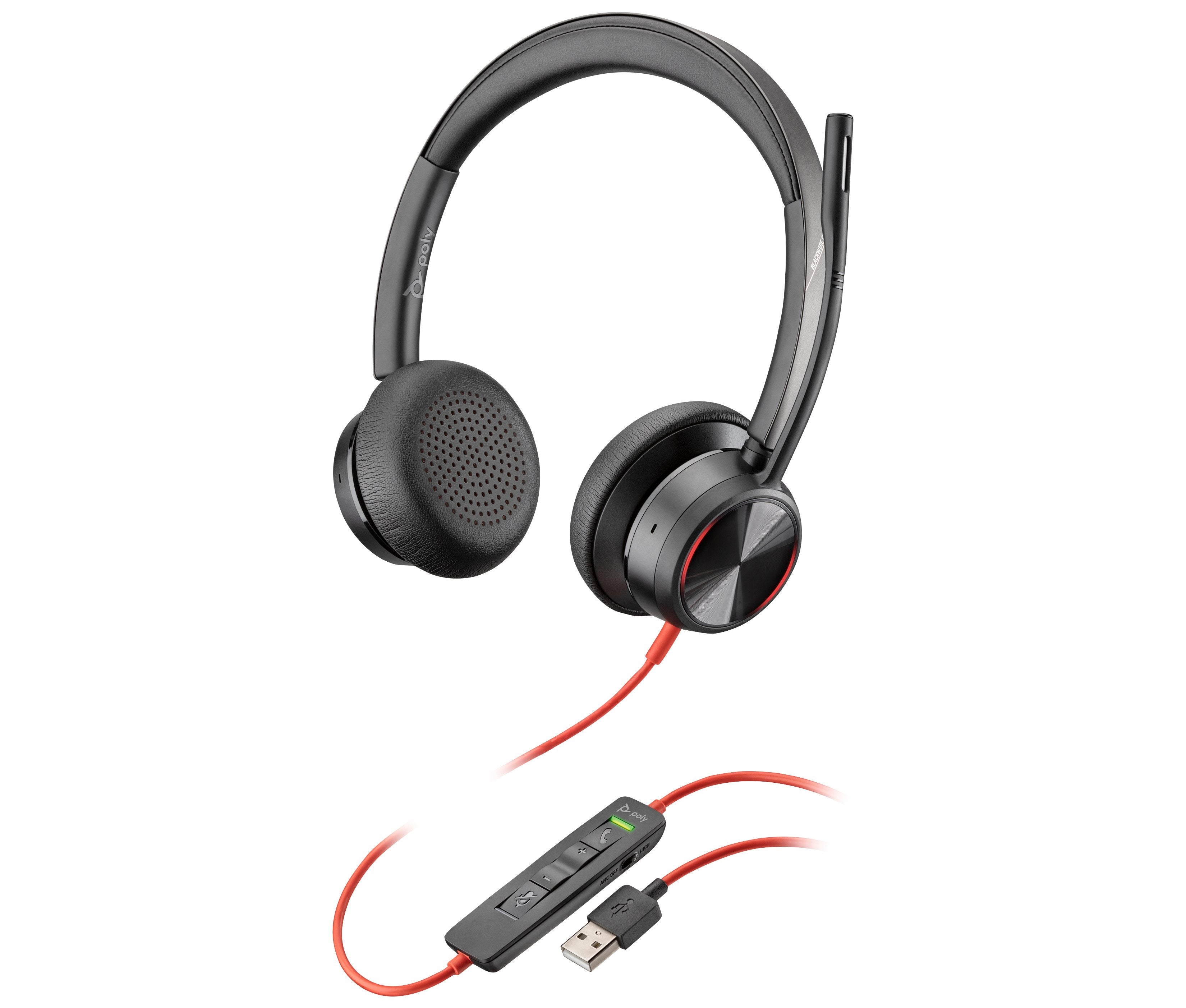 EAN 0197029536587 - HP Poly Blackwire 8225 USB-A Headset Alámbrico Diadema Oficina/Centro de llamadas USB tipo A Negro imagen 4