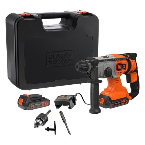 EAN 5035048726822 - Black & Decker BCD900E2K-QW taladro 1880 RPM SDS Plus imagen 1