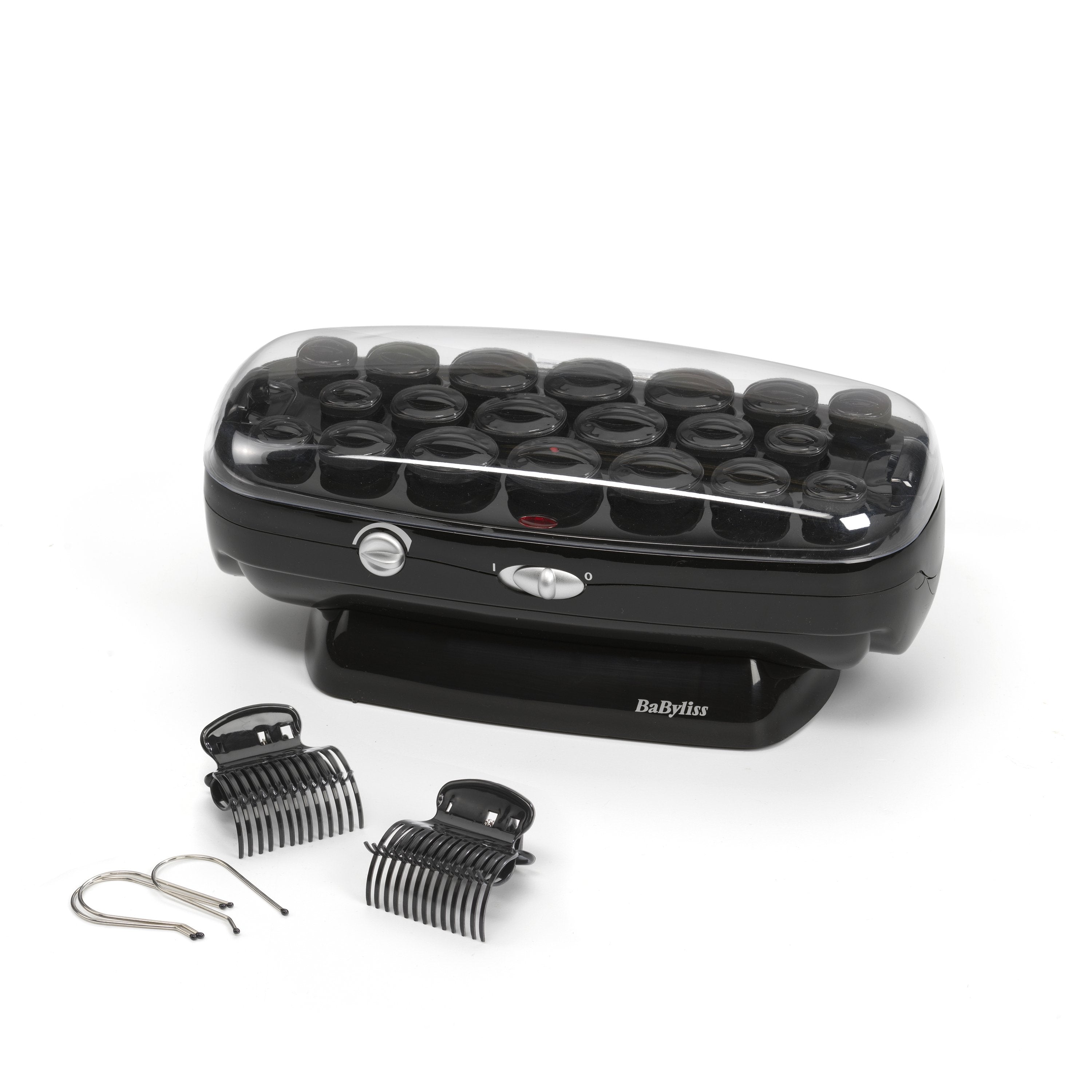 Babyliss Thermo Ceramic Rollers Kit De Peluquería Negro, Acero Inoxidable 50 W 2 M