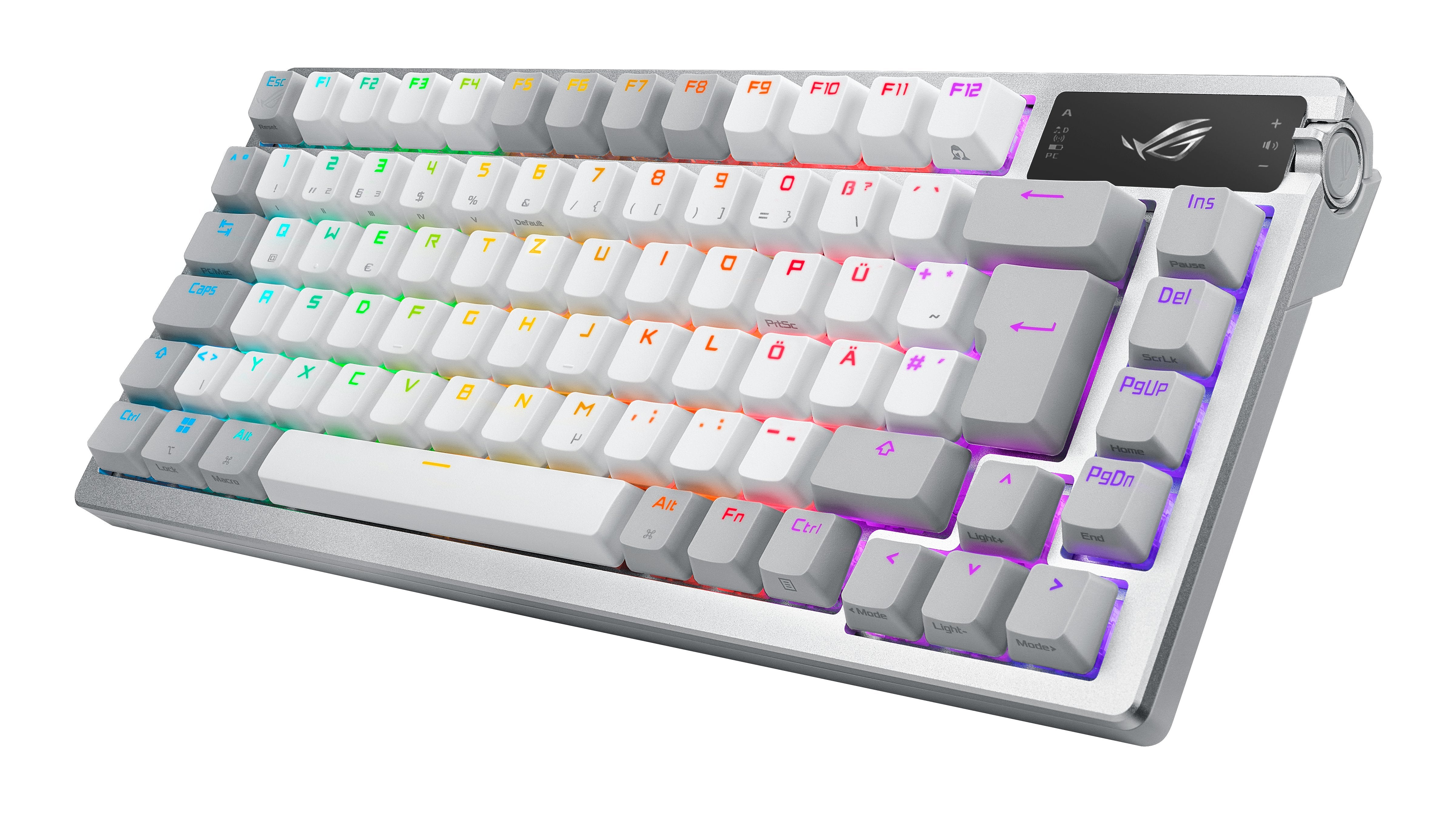 EAN 4711387209431 - ASUS ROG Azoth White teclado Juego USB + RF Wireless + Bluetooth QWERTZ Alemán Blanco imagen 3